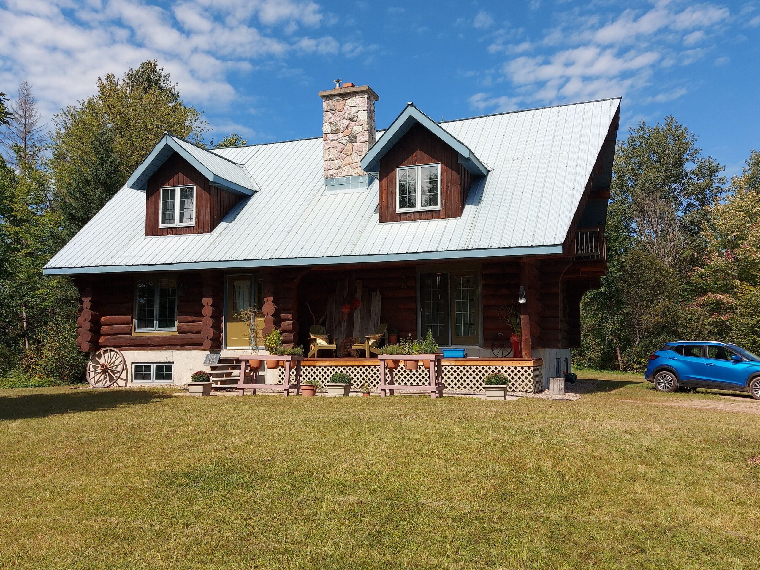 Home before the roof installation