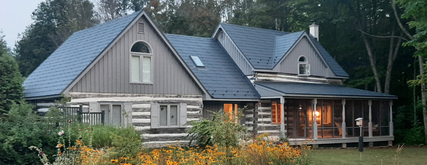 Home with an Emmeline steel roof