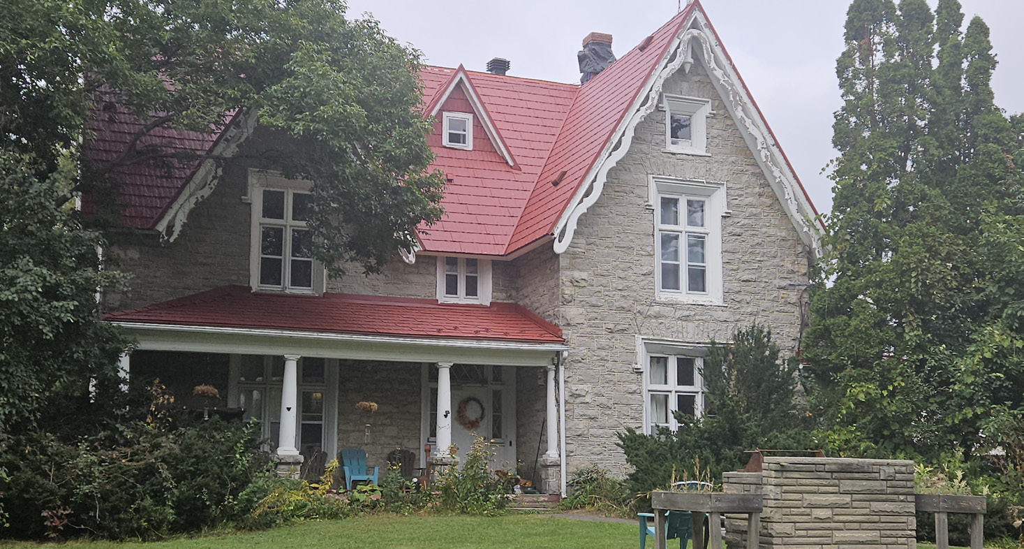 Home with an Emmeline steel roof