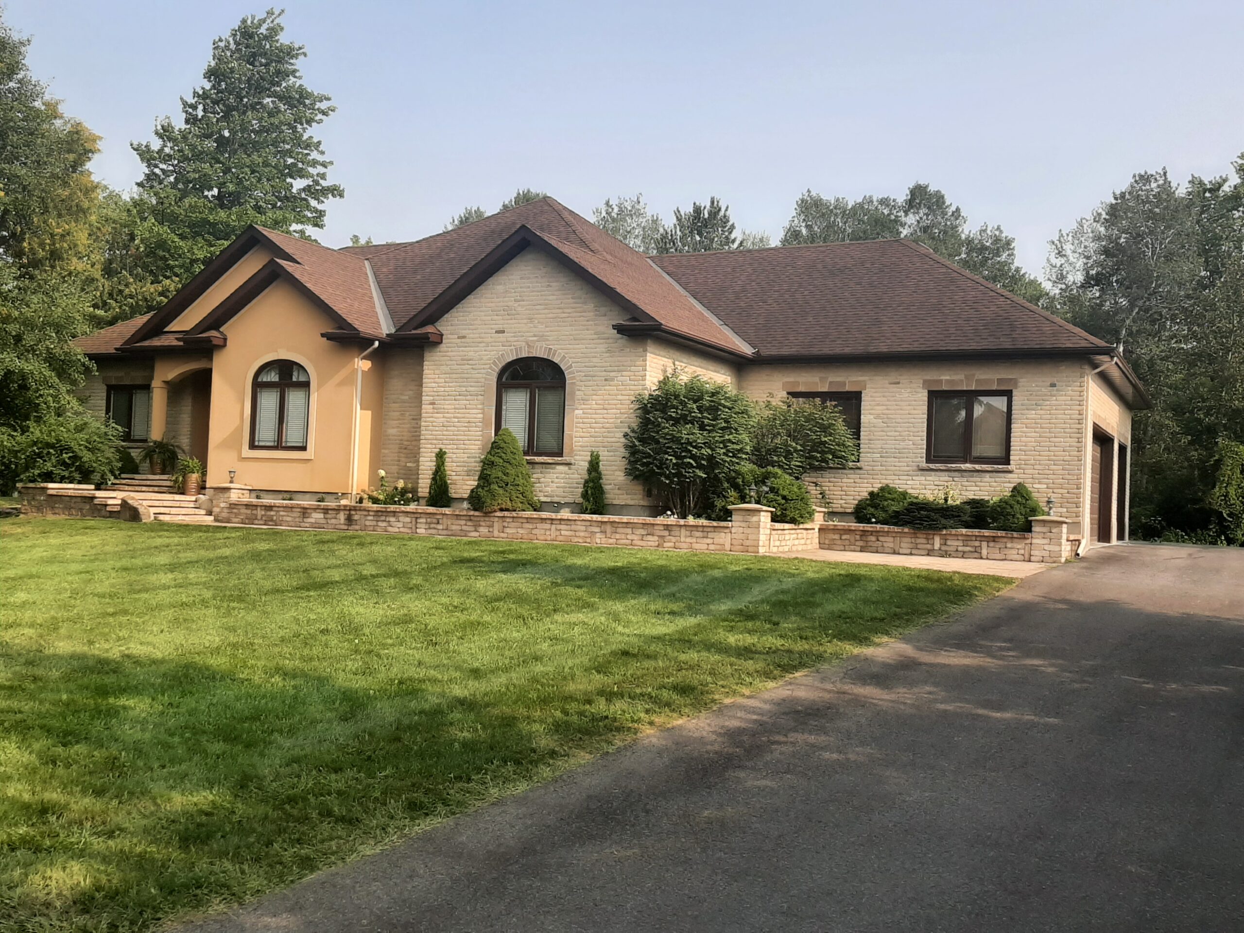 Home before the roof installation